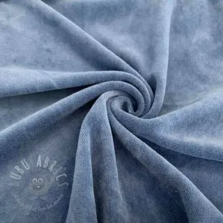 Vauvan plyysikangas blue