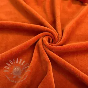 Vauvan plyysikangas orange