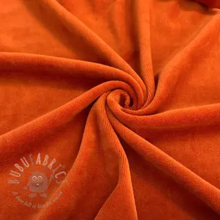 Vauvan plyysikangas orange