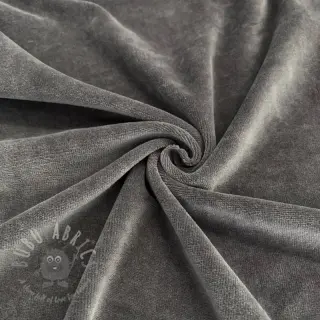 Vauvan plyysikangas dark grey