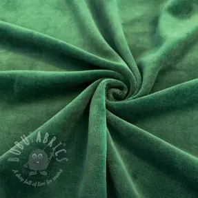 Vauvan plyysikangas dark green