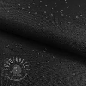 Tuulipukukangas vedenhylkivällä käsittelyllä black
