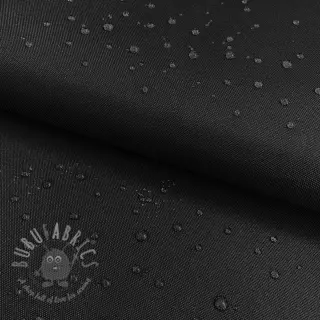Tuulipukukangas vedenhylkivällä käsittelyllä black