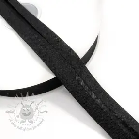 Reunusnauha puuvilla black