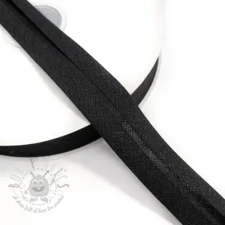 Reunusnauha puuvilla black