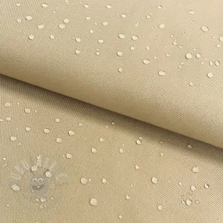 Tuulipukukangas vedenhylkivällä käsittelyllä beige