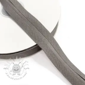 Reunusnauha puuvilla grey
