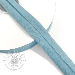 Reunusnauha puuvilla light blue