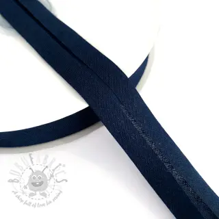Reunusnauha puuvilla dark blue