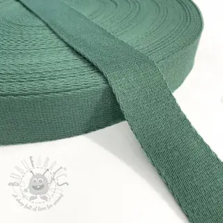 Puuvillahihnanauha 4 cm dark old green
