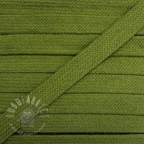 Puuvillanyöri litteä 13 mm olive green