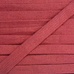 Bavlnená šnúra plochá 13 mm coral
