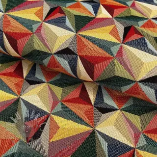 Sisustuskangas GOBELIN PREMIUM Colourful triangles