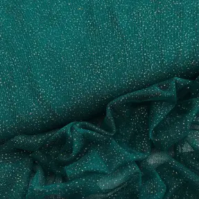 Tyl na TUTU ROYAL SPARKLE petrol gold