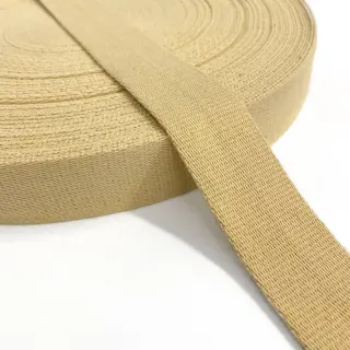 Popruh bavlna 4 cm light yellow