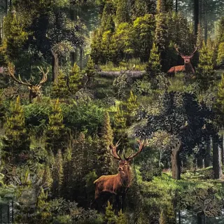Sisustuskangas Ancient forest digital print