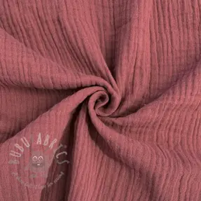 Kaksinkertainen harsokangas/musliini mauve