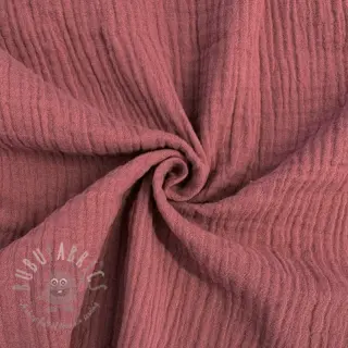 Kaksinkertainen harsokangas/musliini mauve