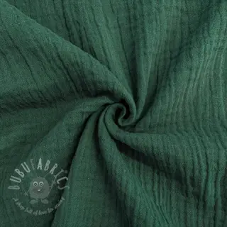 Kaksinkertainen harsokangas/musliini old green
