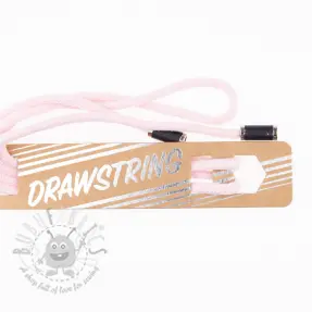 Nyöri huppuun päätykappaleilla 115 cm HEAD3 light pink
