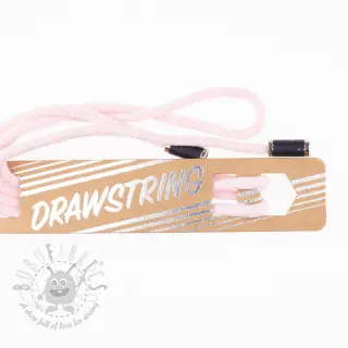 Nyöri huppuun päätykappaleilla 115 cm HEAD3 light pink