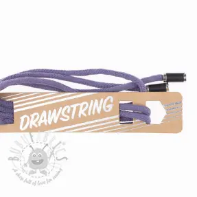 Nyöri huppuun päätykappaleilla 115 cm HEAD3 lavender