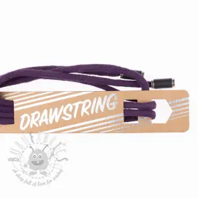 Nyöri huppuun päätykappaleilla 115 cm HEAD3 violet