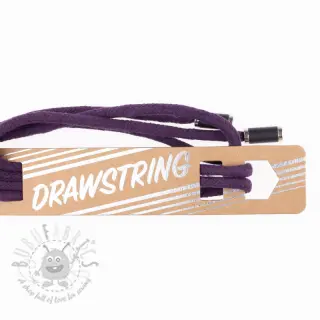Nyöri huppuun päätykappaleilla 115 cm HEAD3 violet