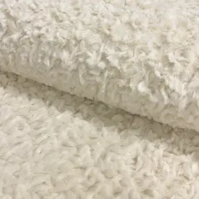 Umelá kožušina Curly ecru