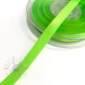 Satiininauha kaksipuolinen 9 mm neon green