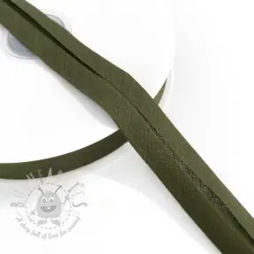 Reunusnauha puuvilla camo green