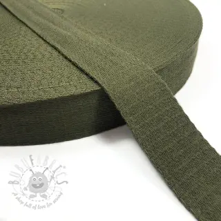 Puuvillahihnanauha 4 cm camo green