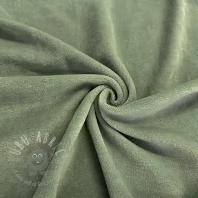 Vauvan plyysikangas moss green