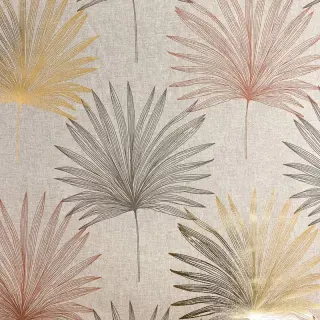 Dekoračná látka Luxury palm metallic premium