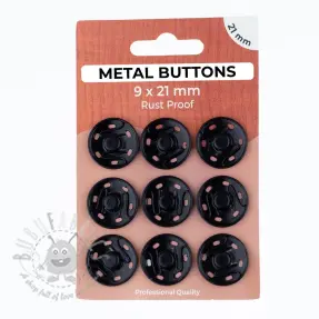 Painonappi METAL 21 mm black