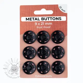 Painonappi METAL 21 mm black