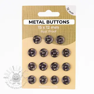 Painonappi METAL 12 mm anthracite