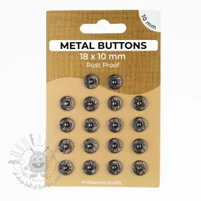 Painonappi METAL 10 mm anthracite