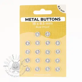 Painonappi METAL 8,5 mm off white