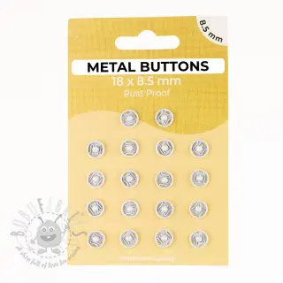 Painonappi METAL 8,5 mm off white