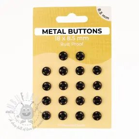 Painonappi METAL 8,5 mm black