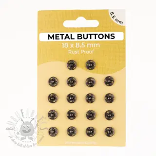Painonappi METAL 8,5 mm anthracite