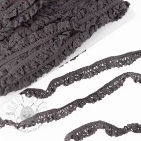 Puuvillapitsi joustava dark taupe