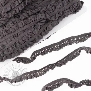 Puuvillapitsi joustava dark taupe