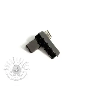 Metallipäätykappale 25 mm anthracite