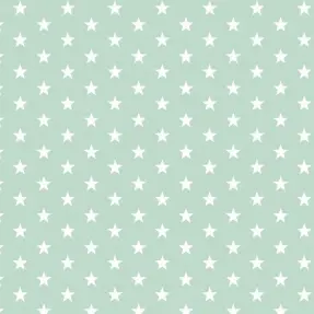Bavlnená látka Petit stars mint