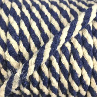 Puuvillanyöri 5 mm blue ecru