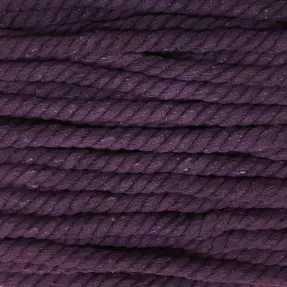 Bavlnená šnúra točená 12 mm fialová