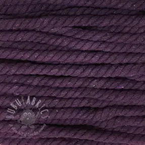 Puuvillanyöri kierretty 12 mm violetti