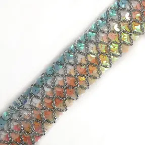 Nauha Sequin MULTI rose
